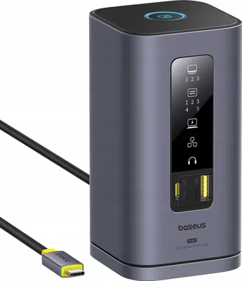 Zdjęcie produktu dla Baseus Spacemate Displaylink stacja dokująca USB C 11w1 100 W PD