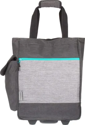 Produktbild von Trolley Einkaufstrolley Einkaufsroller Alessandro Pro Shopper mit stabilem Stand Einkaufstrolly Einkaufstasche Saunatrolley Trolly 38L 12894 Two Tone Grey Grau
