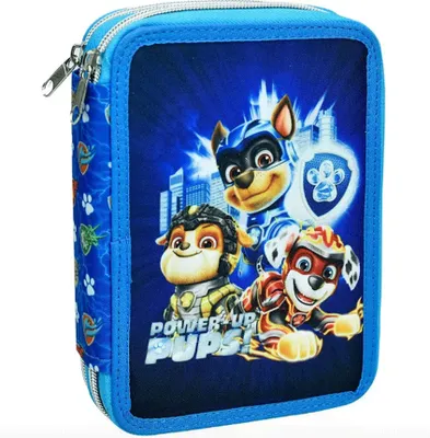 Produktbild von Paw Patrol Power Up gefülltes 2-stöckiges Federmäppchen