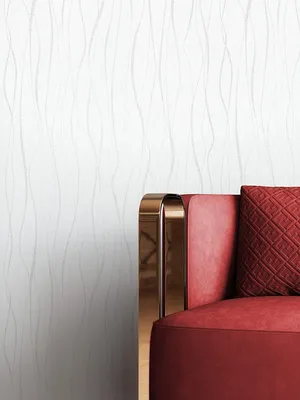 Produktbild von NEWROOM Tapete Weiß Vliestapete Leicht Glänzend - Streifentapete Landhaus Streifen Linien Modern