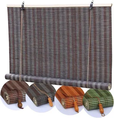 Produktbild von Bamboe Terrasgordijn 80 x 180 cm Naturstoff Groß.
