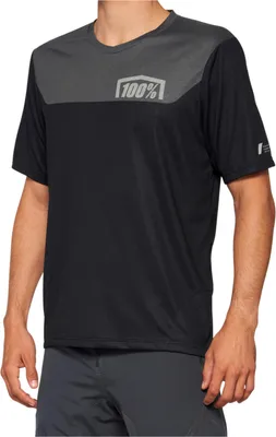 Produktbild von 100% SPEEDLAB Kurzarm Fahrradtrikot - AIRMATIC - Schwarz/Grau M