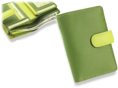 Obrázek produktu pro Visconti dámská kožená peněženka RFID zelená 13x9,5 cm