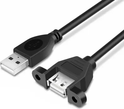 Produktbild von K23 USB 2.0 Kabel Verlängerung 50 cm – Festes Daten-Verlängerungskabel für Laptop, PC