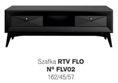 Produktbild von rtv Lowboard tv Ständer Sideboard Tisch Wohnzimmer Modern Holz Schwarz Design