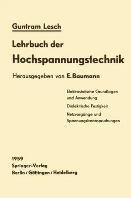 Produktbild von Lehrbuch der Hochspannungstechnik