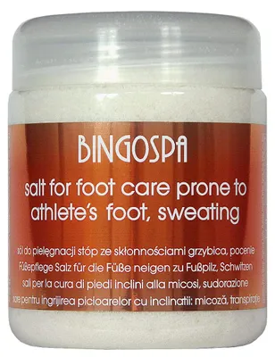 Obrázek produktu pro Bingospa sůl na nohy proti atletickým nohám a pocení 550