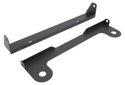 Image de Support de plaque d'immatriculation rabattable, en métal, résistant aux vibrations, pour treuils avec système de guidage de câble de type "hawse"