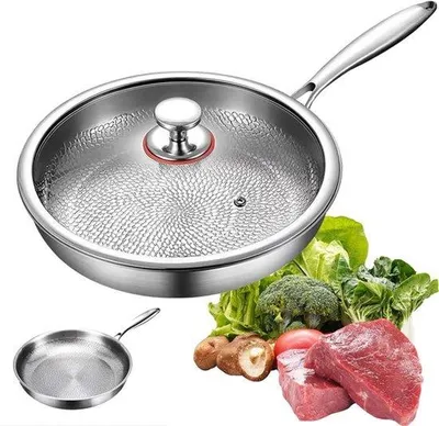 Produktbild von Titanium-Schüssel 20 cm mit Deckel - gehärteter Stahlbeschlag - kratzfest - alle Wärmequellen - Silber