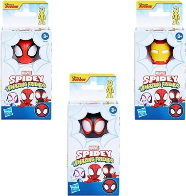 Produktbild von Hasbro Marvel Spidey Amazing Friends 3 Figuren Set Figur 10cm Spiderman