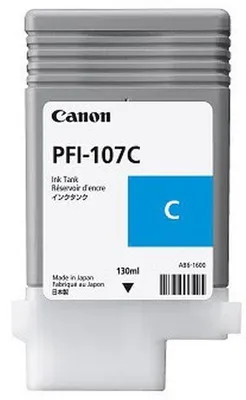 Produktbild von Canon ORIGINAL PFI-107C TINTENPATRONE CYAN 130ML (6706B001AA) (6706B001AA)