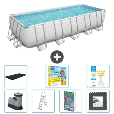 Produktbild von Bestway Power Steel Rechteckig - 640x274x132 cm - 8-teilig  S607