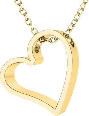 Image de Collier en or avec pendentif cœur entrelacé, argent 925