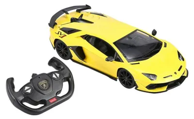 Produktbild von RC-Auto Rastar Lamborghini Aventador SVJ, 1:14, gelb, mit Fernsteuerung, ab 3 Jahren