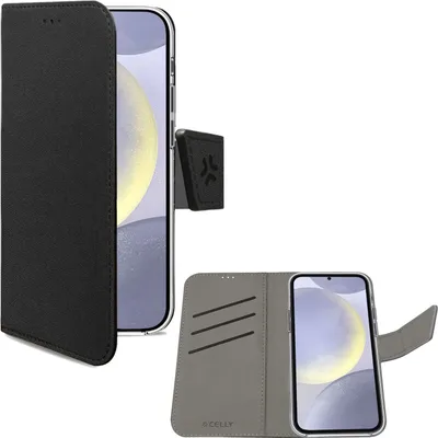 Produktbild von Celly WALLY, Geldbörsenhülle, Samsung, Galaxy S24+ 5G, 17 cm (6.7"), Schwarz