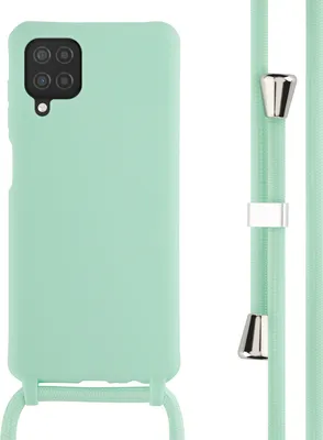 Produktbild von imoshion SilikonHülle mit Band Samsung Galaxy A12 - Mintgrün