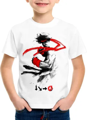 Produktbild von style3 Childhood Hero Fighter T-Shirt Kinder final snes ps ps2 street beat em up arcade