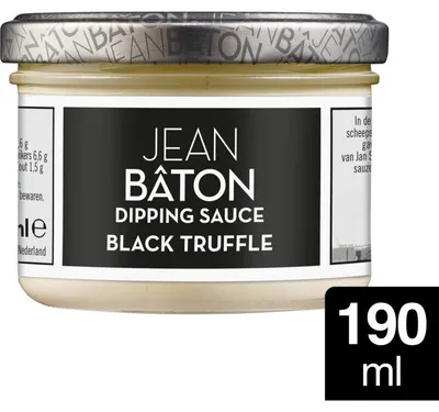Obrázok produktu pre Jean Bâton Dip Sauce Black Hľuzovka 190g – Jemný hľuzovkový krém, intenzívna chuť