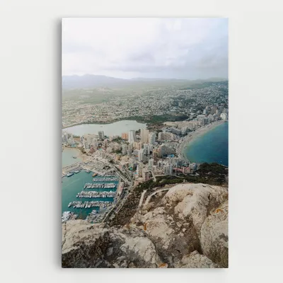 Produktbild von ARTHUB® Leinwandbild 80x120 cm,  City | Wohnzimmerdekoration, Hängende Bilder, Wanddekoration, Heimdekoration, Landschaften, Berge