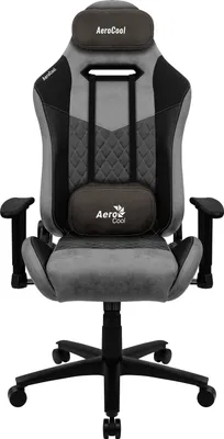 Zdjęcie produktu dla Aerocool DUKE, fotel gamingowy, oddychający AeroSuede, regulowane oparcie, czarny
