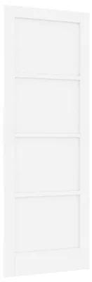 Zdjęcie produktu dla Drzwi wewnętrzne, białe, 78 x 211 cm, sklejka