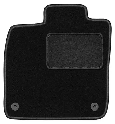 Image de Tapis conducteur en moquette pour Skoda Enyaq iV 2020- (SUV) – 1 pièce, noir, sur mesure – Wielganizator LUX