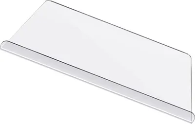 Imagen del producto de Tabla de cortar de acrílico transparente, antideslizante, con borde para cortar sándwiches, frutas, verduras y pan