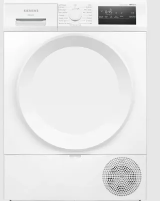 Image de Sèche-linge pompe à chaleur à condensation 60cm 8kg blanc - Siemens - WT43H00DFR -
