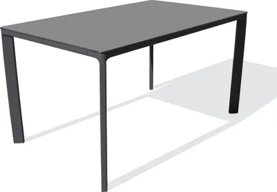 Produktbild von Gartentisch 6 Personen, Aluminium mit Epoxid-Finish