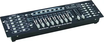 Obrázek produktu pro Eurolite DMX Controller DMX Operator 192 16-Kanal 48,30cm (19") -Bauform, Musiksteuerung (70064520)