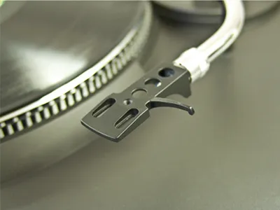 Produktbild von analogis Headshell »HS-10«, schwarz Aluminium, Gewicht 9 g