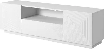 Obrázok produktu pre OXM TV skrinky Asha White matné 167 x 50 x 40 cm