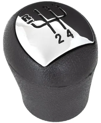 Produktbild von Schaltknauf Schwarz Chrom 5-Gang für Renault Clio II Kangoo II Twingo 2001-2008
