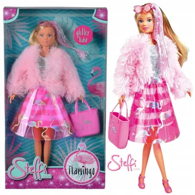 Produktbild von Simba Steffi Love Flamingo Puppe mit Glitzerhaar