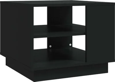 Obrázok produktu pre vidaXL Konferenčný stolík čierny 55x55x43 cm Drevo Materiál