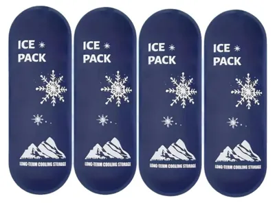 Image de Sacs isothermes portables, design isolant, rangement compact, lot de 4