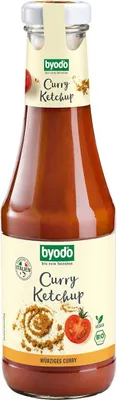 KETCHUP Z CURRY BEZGLUTENOWY BIO 500 ml - BYODO