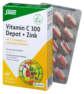 Produktbild von Salus Vitamin C 300 Depot + Zink Tabletten 30 St