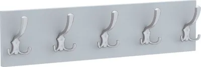 Obrázek produktu pro AKKE Hellgrau Garderobenleiste horizontální malé ALU háčky ŠxV: 60x15 cm