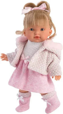 Produktbild von Llorens Mäkká telová bábika Valeria Ružová sukňa 28 cm