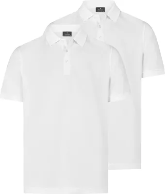 Produktbild von RAGMAN 2er Pack Basic Poloshirt Klassischer Look, Formstabiles Material, Vielseitig kombinierbar