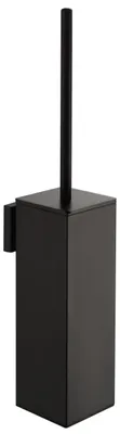 Produktbild von Wandmontierte WC-Bürste, schwarz, Edelstahl 304, quadratische Wand-WC-Bürste für das Badezimmer
