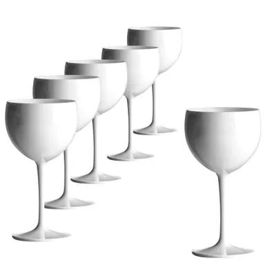 Produktbild von Doimoflair Ballonglas Gin Tonic Kunststoff Weinbecher Rotweinglas 40 cl. Weiß