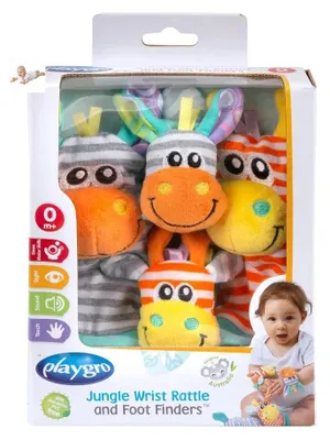 Image de Playgro - Chaussettes à cliquetis et bracelets pastel