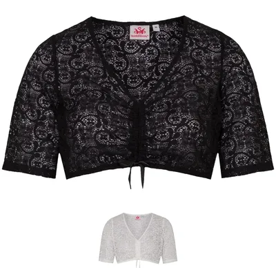 Produktbild von Duft Dirndlbluse Trachtenbluse Trachtenmode, Farbe:Schwarz, Größe:40/L