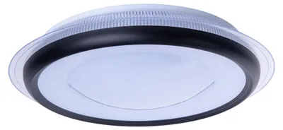 Produktbild von Deckenleuchten - LED / CCT / RGB Deckenleuchte "CANNA" Ø: 45cm, Deckenlampe im Modern Style, aus Metall und Kunststoff in weiß, 10 cm hoch, Ø 45 cm, inkl. LED – dimmbar – CCT-Wechsler – RGB-Farbwechsler