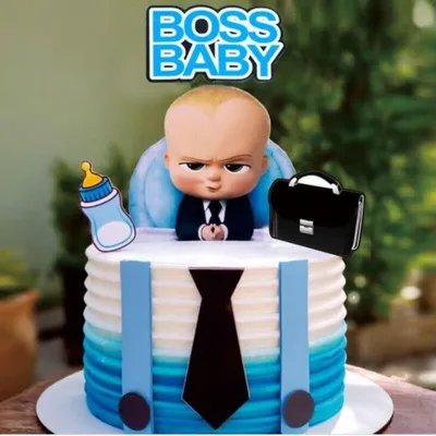 Produktbild von Baby Boss Topper Geburtstagskuchen Set Torten Cake Mädchen Junge süss Deko