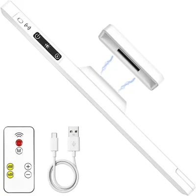 Image de Lampe de cuisine LED - Éclairage sous les meubles - Éclairage de placards - Détecteur de mouvement, télécommande - 33,8 cm - Blanc