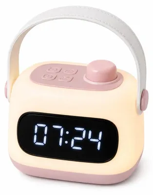 Zdjęcie produktu dla Lampa nocna, cyfrowe zegary, budzik, timer, zasilanie bateryjne, regulacja