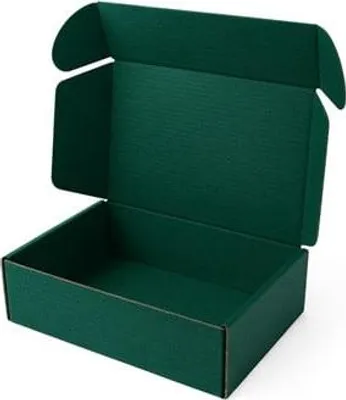 Obrázek produktu pro Kartonová krabice s výsekem 310 x 220 x 94 mm Zelená F427 Přepravní krabice